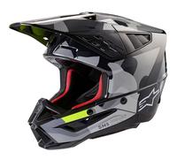 ALPINESTARS ALPINESTARS - Helmet S-M5 Rover 2 Dark Gray / Yellow Fluo Glossy 2024 L