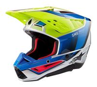 ALPINESTARS ALPINESTARS - Helmet S-M5 Sail Yellow Fluo / Enamel Blue / Silver Glossy 2024 M