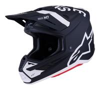 Alpinestars S-M7 Dasher Motocross Helmet, black-white, size 2XL for Men