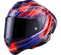 Alpinestars Supertech R10 Motorcycle Helmet Jorge Martin Flyte LE Purple Red