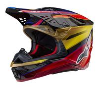 ALPINESTARS ALPINESTARS - Helmet Supertech S-M10 Gold Yellow / Rio Red Glossy 2024 XXL
