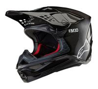 Alpinestars Supertech S-m10 Solid Ece 22.06 Motocross Helmet Black M unisex