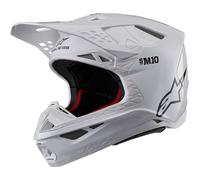 Alpinestars Supertech S-M10 Solid 2024 Motocross Helmet, white, size XL for Men
