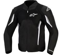 Alpinestars AST V3 Air perforated Motorcycle Textile Jacket, black/grey/white, size S