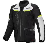 Alpinestars Bogota Pro Drystar® waterproof Motorcycle Textile Jacket, black-grey-yellow, size 4XL for Men