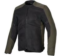 Alpinestars C-1 Air Motorcycle Textile Jacket, green-brown, size XL for Men