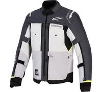 Alpinestars Cusco Drystar waterproof Motorcycle Textile Jacket, dark grey/light grey, size 4XL