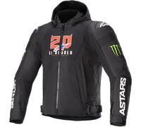 Alpinestars FQ20 Zaca Air Monster Motorcycle Textile Jacket, black-white, size M for Men