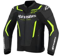 ALPINESTARS ALPINESTARS - Jacket GP Force V2 Leather Airflow Black / Yellow Fluo 46
