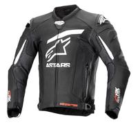 Alpinestars GP Plus R V4 Rideknit Leather Jacket Motorbike Black / White