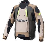 ALPINESTARS ALPINESTARS - Jacket Halo Drystar Dark Khaki / Sand / Yellow Fluo XL