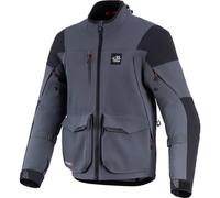 Alpinestars Maxdura Drystar XF waterproof Motorcycle Textile Jacket, black-grey, size 4XL for Men