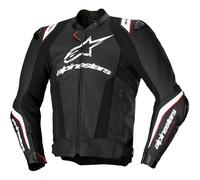 Alpinestars Missile V3 Ignition Leather Jacket Motorbike Black / White