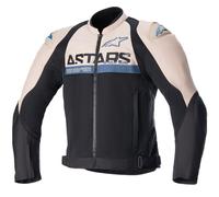 Alpinestars SMX Air Perforated Motorcycle Textile Jacket, black/beige, size XL