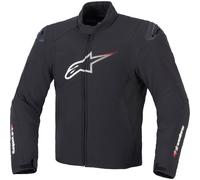Alpinestars SMX waterproof Motorcycle Textile Jacket, black-white-red, size 2XL for Men