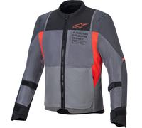 Alpinestars ST-2 Air Motorcycle Textile Jacket, grey-red, size L for Men