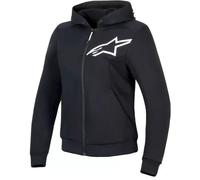 Alpinestars Stella Chrome V2 Sport Ladies Motorcycle Zip Hoodie, black, size 2XL for Women