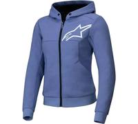 Alpinestars Stella Chrome V2 Sport Motorbike Motorcycle Hoodie Blue Violet White