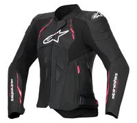 Alpinestars Stella Dusk Ladies Motorcycle Leather Jacket, black-pink, size 50 for Women