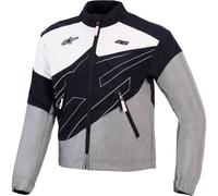 Alpinestars Stella Moshell Ladies Motorcycle Textile Jacket, black-grey-white, size L for Women