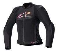 Alpinestars Stella SMX Air Perforated Ladies Motorcycle Textile Jacket, black-pink, size 2XL for Women