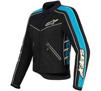 Alpinestars Stella T-Dyno Air Ladies Motorcycle Textile Jacket, black-blue, size M for Women