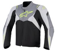 Alpinestars T-Jaws V4 waterproof Motorcycle Textile Jacket, black-grey, size 4XL for Men