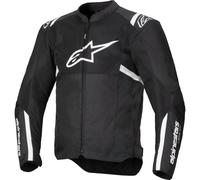 Alpinestars T-Sps Air V2 Motorcycle Textile Jacket, black-white, size 2XL for Men