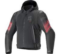 Alpinestars Zaca Air Venom waterproof Motorcycle Textile Jacket, black-red, size L for Men