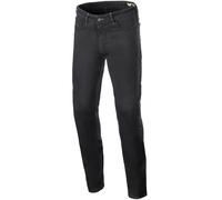 Alpinestars Copper V3 Denim Motorcycle Textile Pants, black, size 32