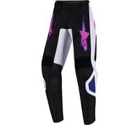 Alpinestars Fluid Grid Kids Motocross Pants, black-grey-purple, size 24