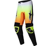 Alpinestars Fluid Wurx Motocross Pants, black-yellow, size 32