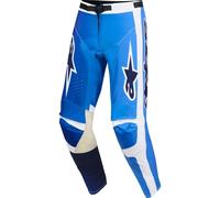 Alpinestars Racer Air Portl Motocross Pants, white-blue, size 32 for Men