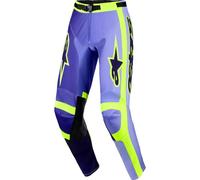 Alpinestars Racer Portl Motocross Pants, purple-yellow, size 36 for Men