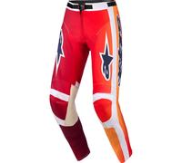 Alpinestars Racer Portl Motocross Pants, red-orange, size 34 for Men
