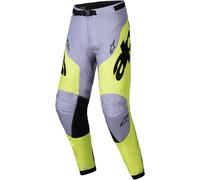 Alpinestars Racer Veil MX Trousers Grey/Fluo Yellow32 Grey,Fluo Yellow 32