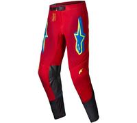 §Alpinestars Supertech Maker MX Trousers Bright Red-Fluo Yellow§