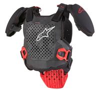 ALPINESTARS ALPINESTARS - Protections A-5 S V2 Youth Black / White / Red L/XL