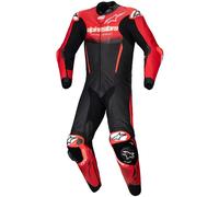 Alpinestars GP-R7 One Piece Leather Suit Motorbike White / Black / Red Fluo