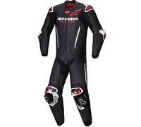Alpinestars GP-R7 One Piece Leather Suit Motorbike Black White Red Fluo
