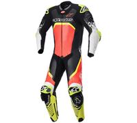 Alpinestars GP Tech 4 One Piece Motorcycle Leather Suit, black-red-yellow, size 52