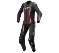 Alpinestars Stella Missile V2 One Piece Motorcycle Ladies Leather Suit, black-pink, size 48 for Women