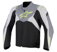 Alpinestars T-Jaws V4 waterproof Motorcycle Textile Jacket, black-grey, size M for Men