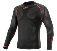 Alpinestars Tech Long Sleeve Undershirt Black Red - M-L