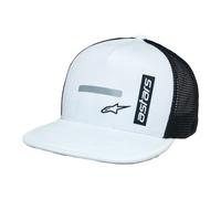 Alpinestars Alter Trucker Motorcycle Hat Unisex Cap Buckle Back Black White