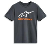 Alpinestars Always 2.0 CSF Tee Charcoal White Orange Casual Genuine A T Shirt