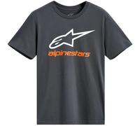 Alpinestars Always 2.0 Motorcycle Casual CSF T-Shirt - Charcoal / White / Orange