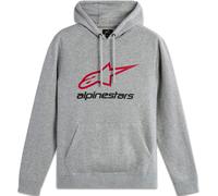 §Alpinestars Always V3 Hoodie Grey Heather-Red-Black§