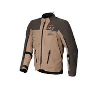 Alpinestars AMT-8 Stretch Drystar XF waterproof Motorcycle Textile Jacket, brown, size M for Men