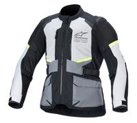 Alpinestars Motorcycle Jacket Andes Air Drystar - Waterproof - Black/Grey/Yellow Size S Men